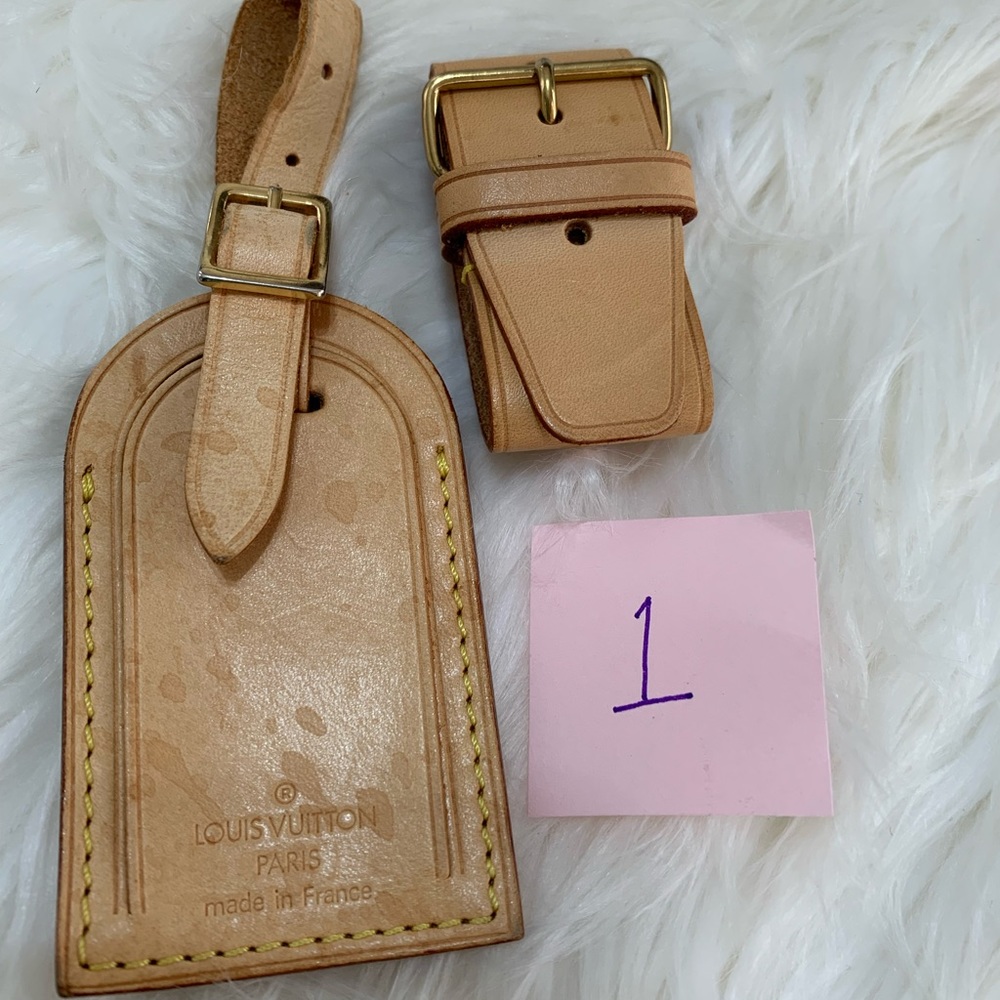 Louis Vuitton Large Luggage Tag and Poignet